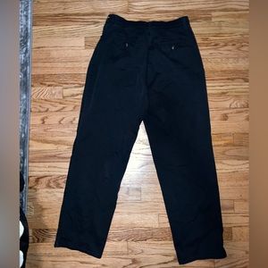 baggy black pants
